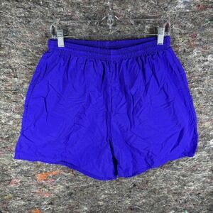 Mango Tree Shorts Mens 2XL Purple Nylon Elastic Waist‎ Drawstring Pockets USA
